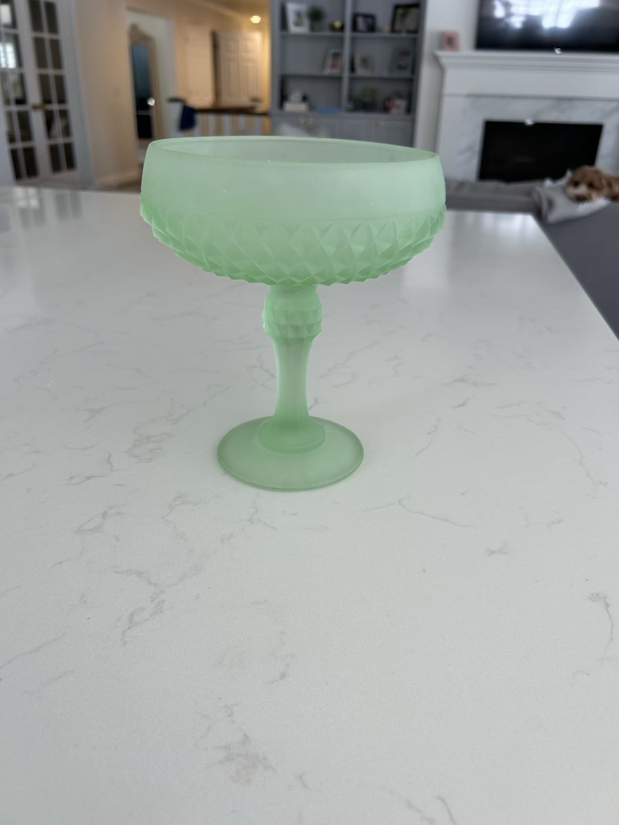 Vintage Green Candy Dish