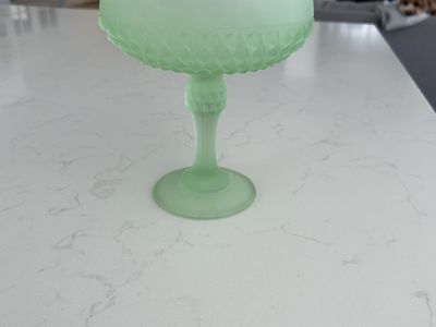 Vintage Green Candy Dish