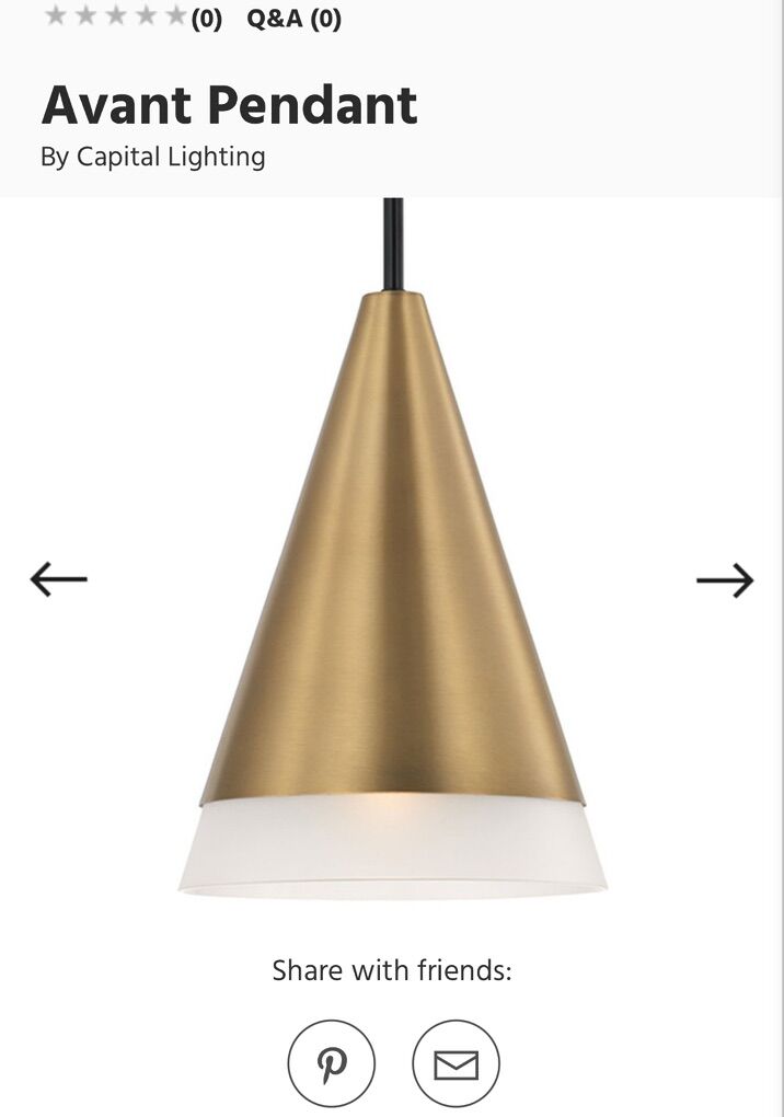 Avant Pendant chandelier