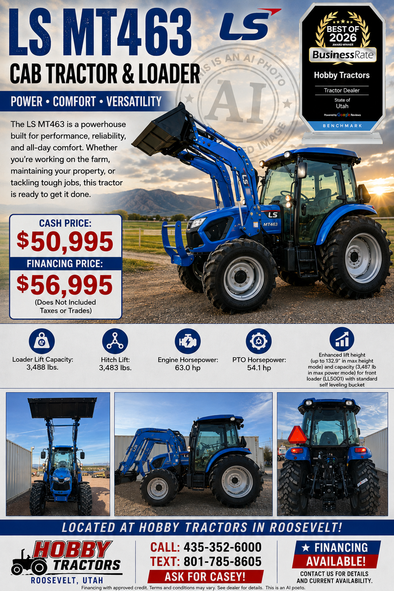 LS MT463 Tractor and loader