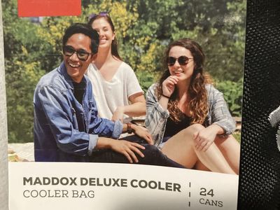 Igloo Maddox Deluxe 24-Can Soft Cooler Bag - Gray & Black NWT