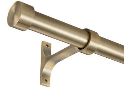 New in box- Antique Bronze Curtain Rods for Windows 48 to 86 Inch, 1-Inch Adjustable Drapery Rods