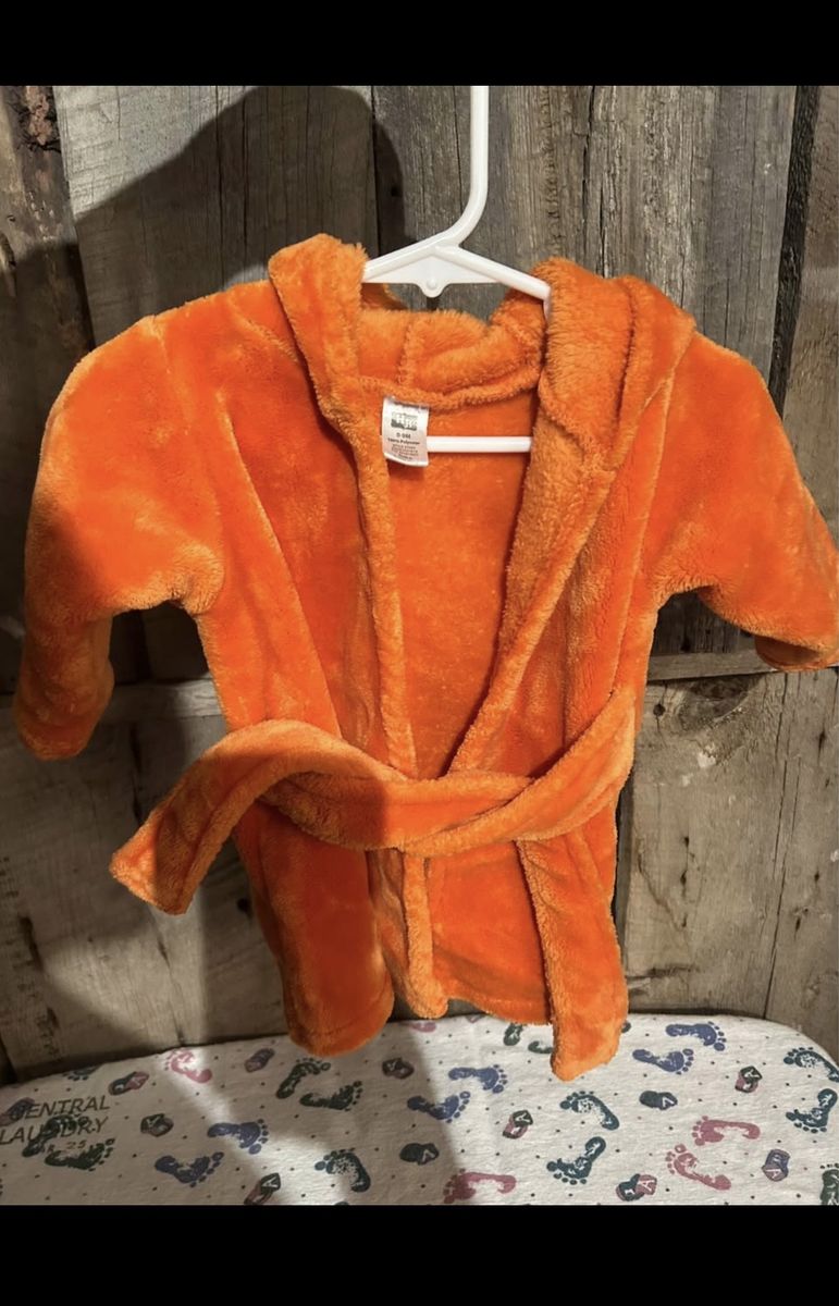 0-9 Month Baby Bath Robe/sleeper Robe