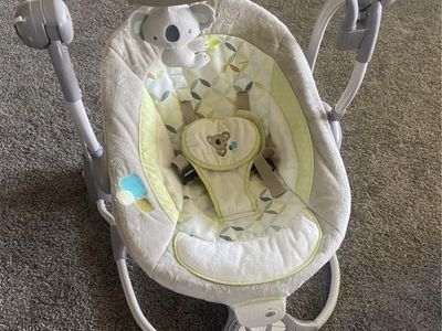 Ingenuity Baby Swing with Koala Toy and Canopy