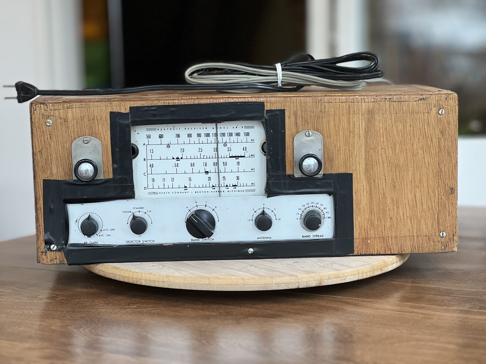 Old Heathkit Tube Radio (not working)