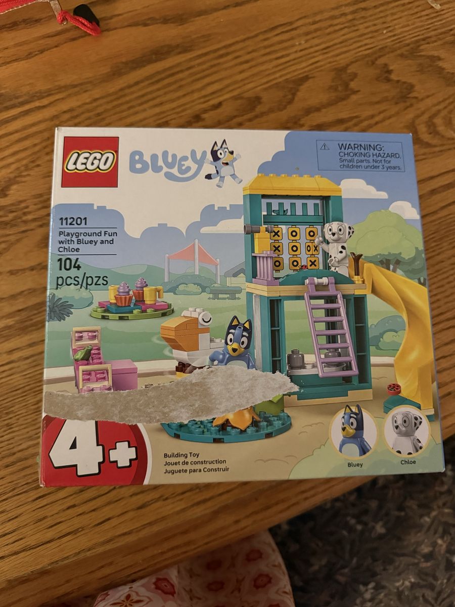 LEGO Bluey 11201 Playground Fun with Bluey and Chloe Building Toy Set - 104 Pieces, Ages 4+