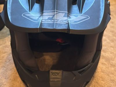 FLY Racing Kinetic Matte Black Dirt Bike Helmet - Size XXL DOT Approved Motocross MX ATV UTV
