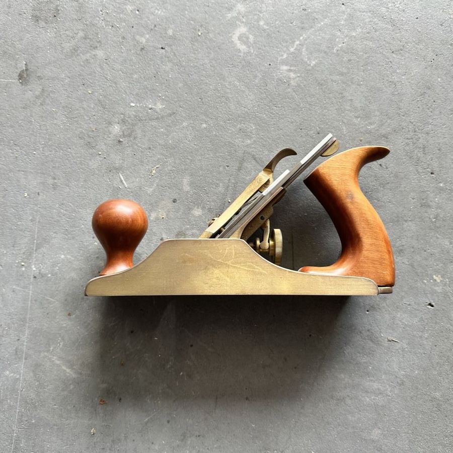 Lie-Nelson No. 4 Bronze Bench Plane w/ two extra blades