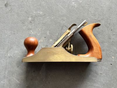 Lie-Nelson No. 4 Bronze Bench Plane w/ two extra blades