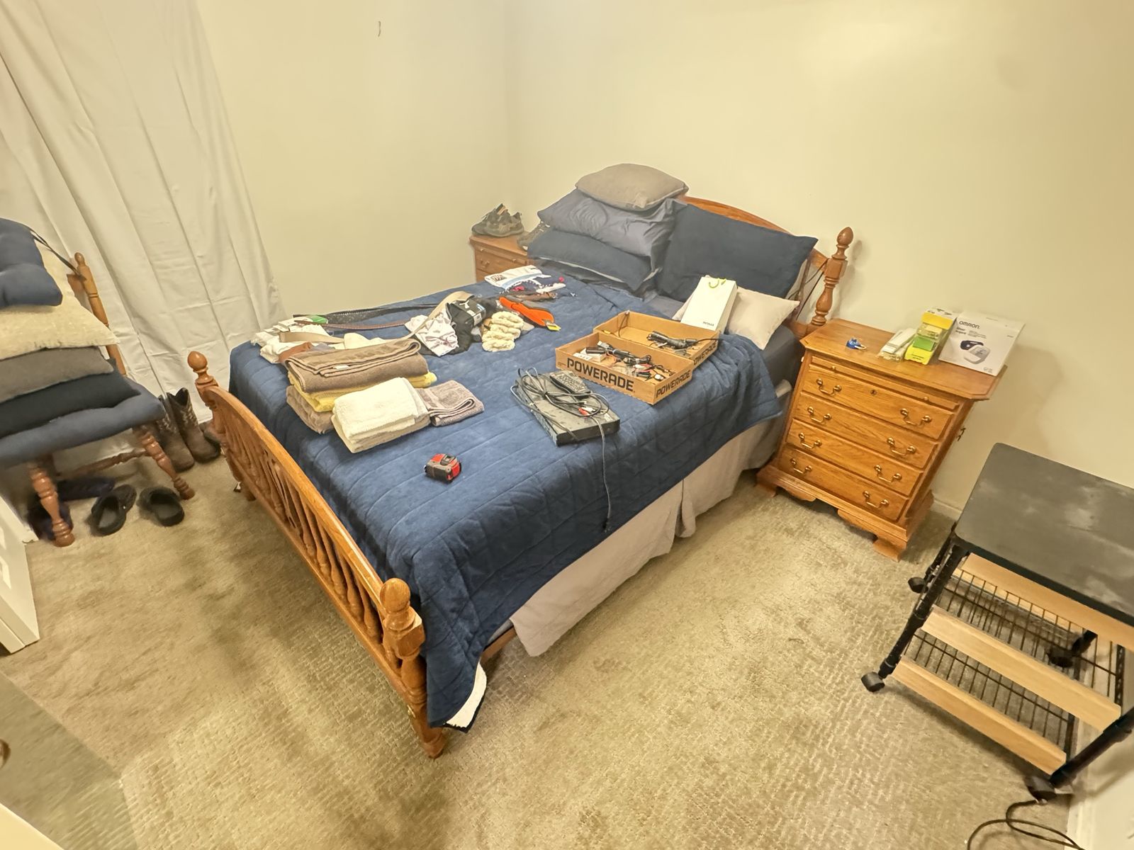 Hardwood Queen Bedroom Set 5pc