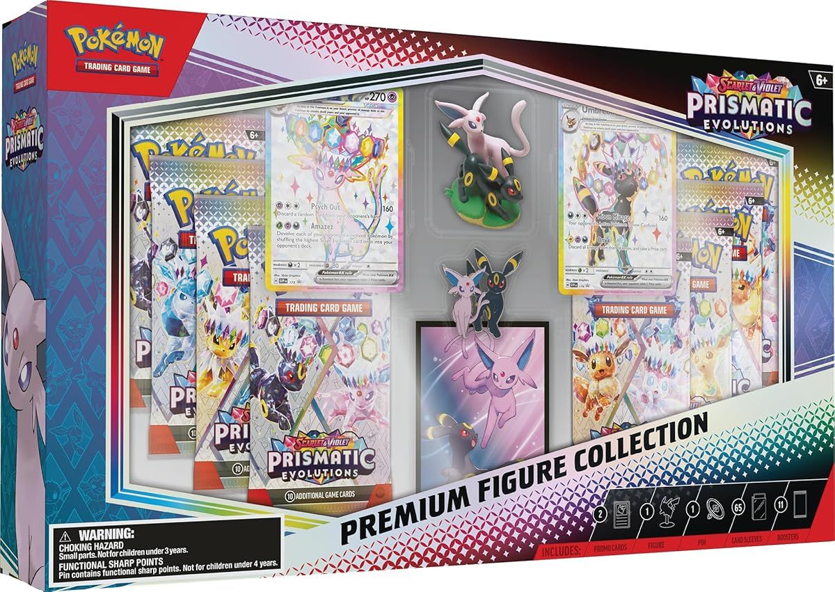 Pokemon Prismatic Evolutions Premium Figure Collection — Sealed (Espeon & Umbreon)