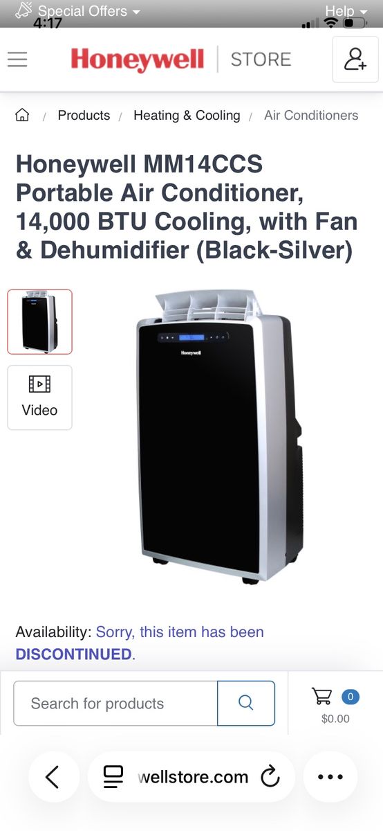 Honeywell Portable A/C