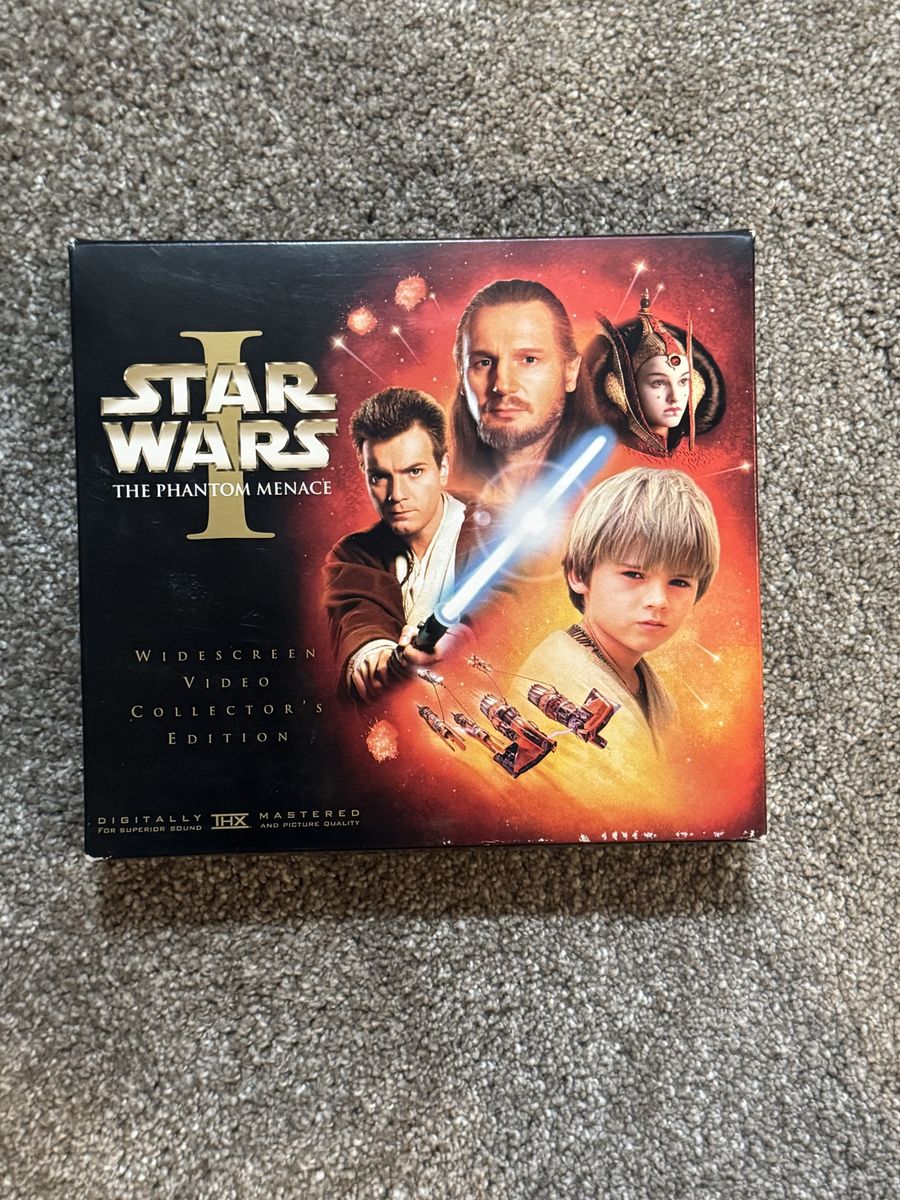 Star Wars Episode I The Phantom Menace Widescreen Video Collector's Edition VHS Set