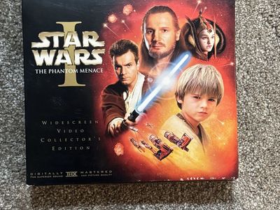 Star Wars Episode I The Phantom Menace Widescreen Video Collector's Edition VHS Set