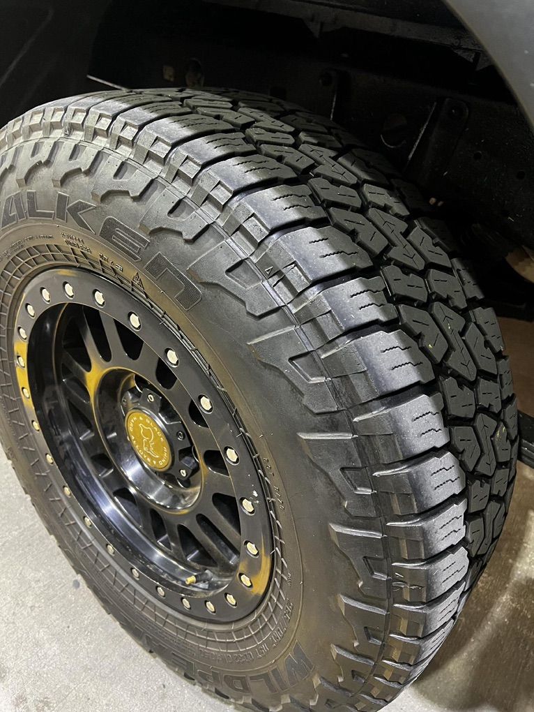 Black Rhino Wheels And Falken Wildpeak Tired