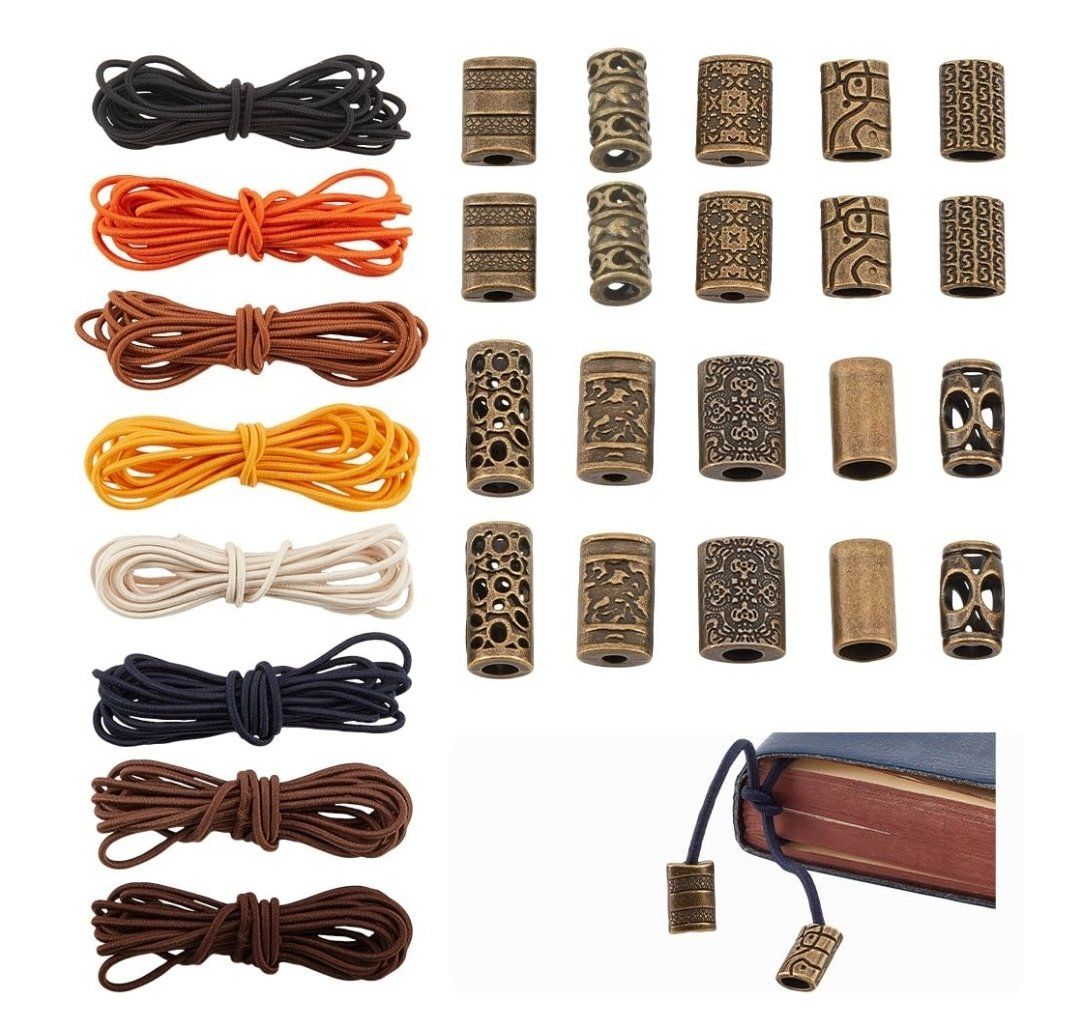 17.5 Yards Elastic Bands with 20 Alloy Risers