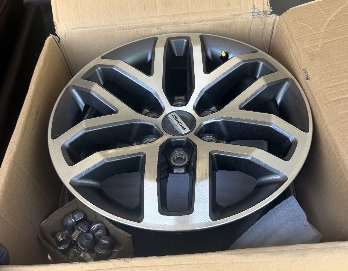 OEM 2nd Gen Ford F-150 Raptor 17" Alloy Wheels Rims Set with Lug Nuts