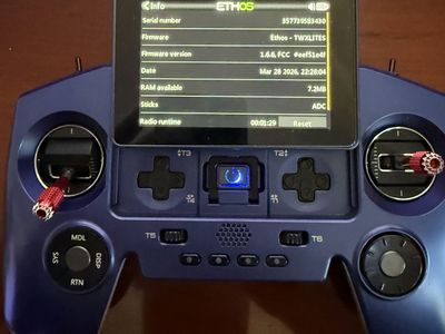 FrSky ETHOS TWIN XLITE S Radio Transmitter for RC Models - Blue, Excellent Condition