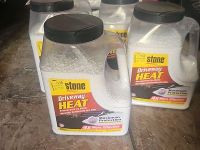 Stone Driveway Heat Ice Melt Premium Blend -15F 4X More Effective