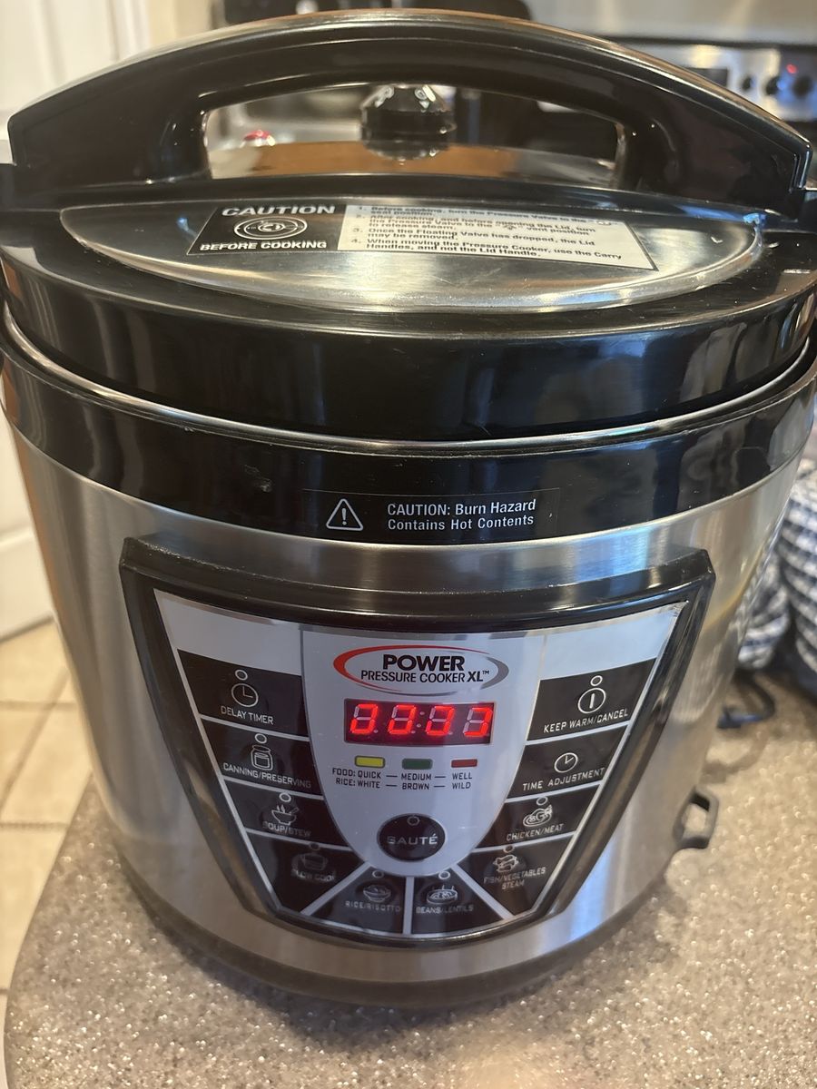 Power Pressure Cooker XL Stainless Steel Electric Multi-Cooker