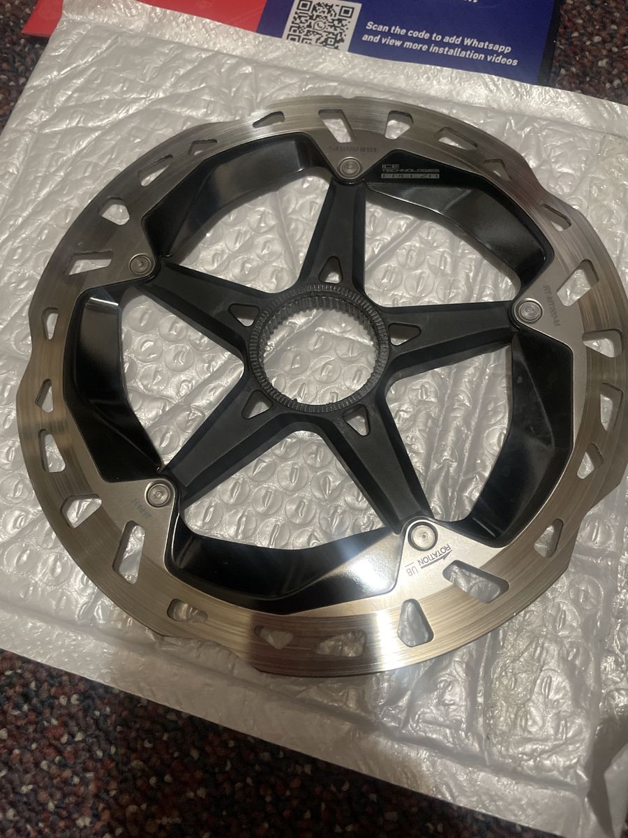 Shimano SM-RT900 Disc Brake Rotor - Ice-Tech Freeza, Centerlock 180mm
