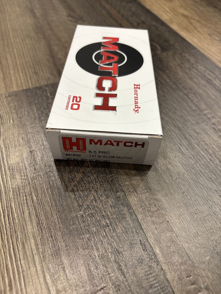 Hornady Match 6.5 Prc