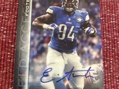 BYU Cougars Topps Certified 2016 Field Access Ezekiel “Ziggy” Ansah Rookie autographed Hand Signed NFL Football Card Auto