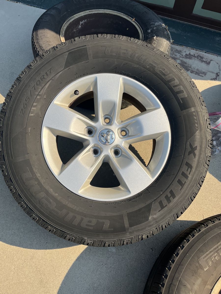 FOR SALE — OEM 17" Wheels & Tires — 2017 Ram 1500