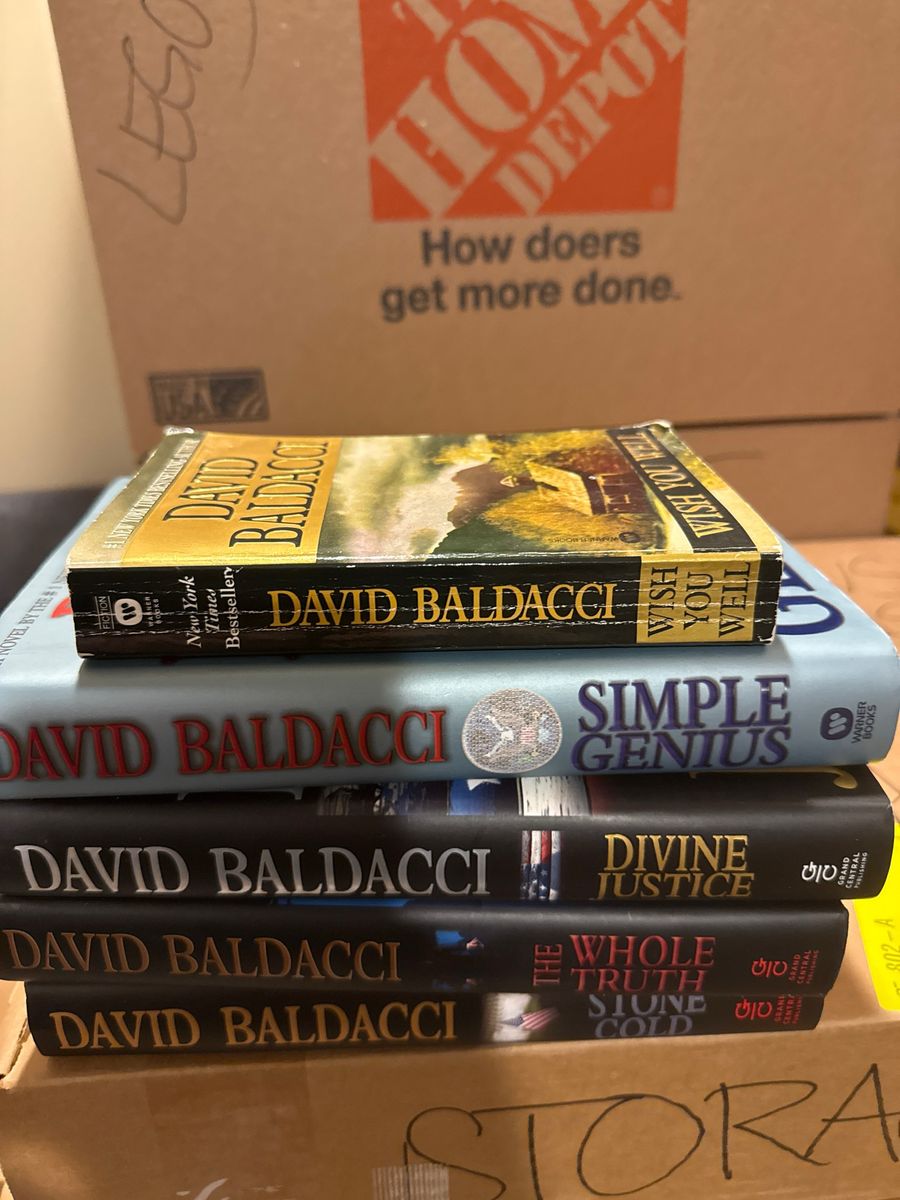 David Baldacci Book Lot - Wish You Well, Simple Genius, Divine Justice & More