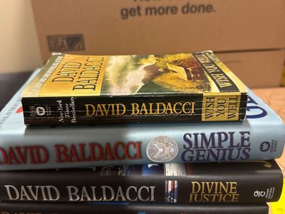 David Baldacci Book Lot - Wish You Well, Simple Genius, Divine Justice & More