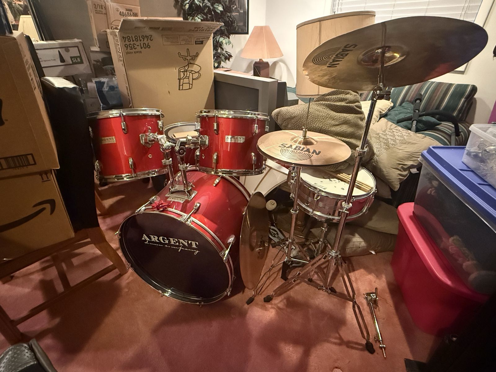 Argent Drum Kit