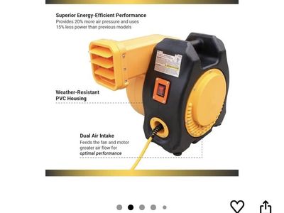 NEW Zoom Blower For Bounce house