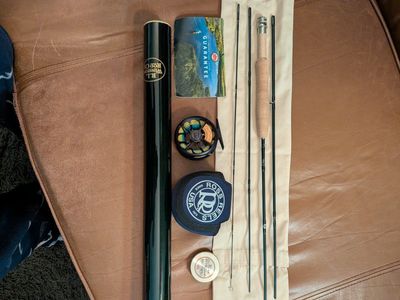 NEW-WINSTON PURE 7 with 2 WEIGHT ROSS COLORADO REEL