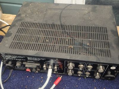 Vintage SA24 P.A. System Amplifier - 4 Microphone Inputs, RCA Output - Untested Condition