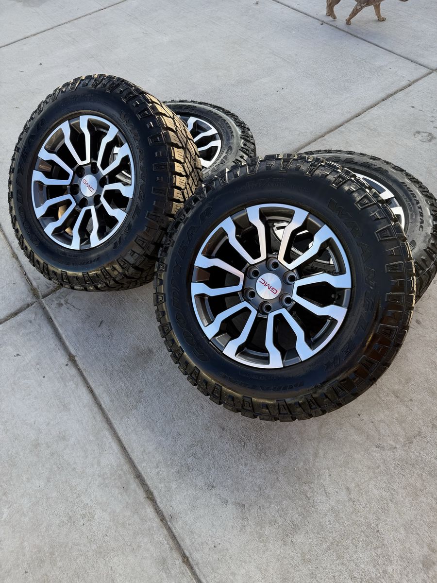 Like New 2024 Gmc Sierra AT4 Wheels And Tires