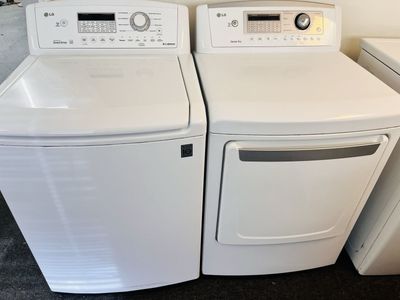 Lg washer and dryer set