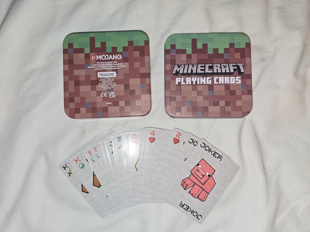 Minecraft Playing Cards by Paladone - Complete Deck in Collectible Tin