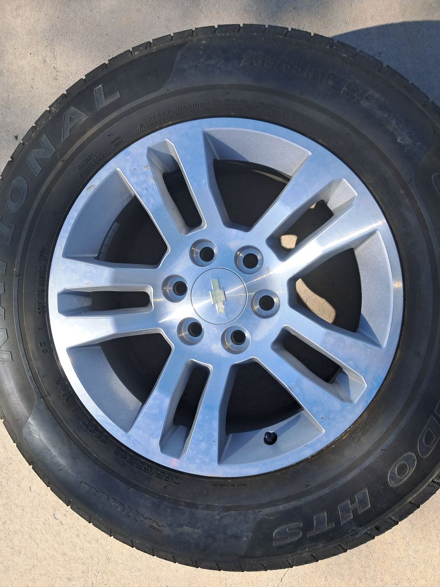 Chevy 6x5.5 wheels and tires