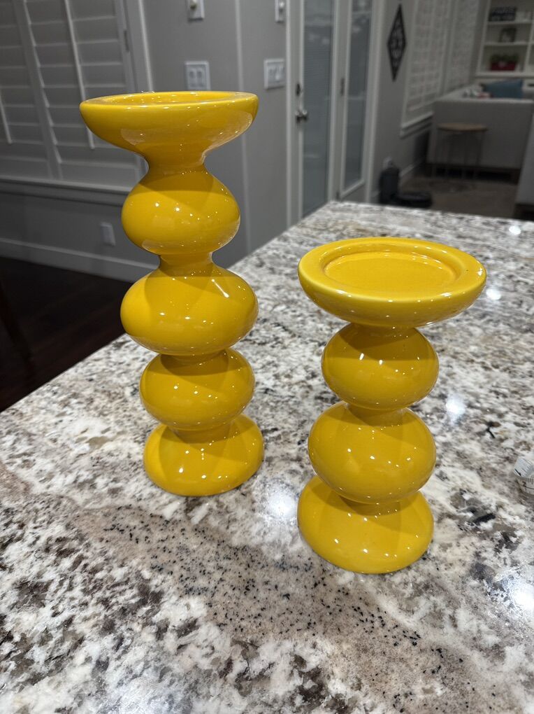 Yellow Candlesticks