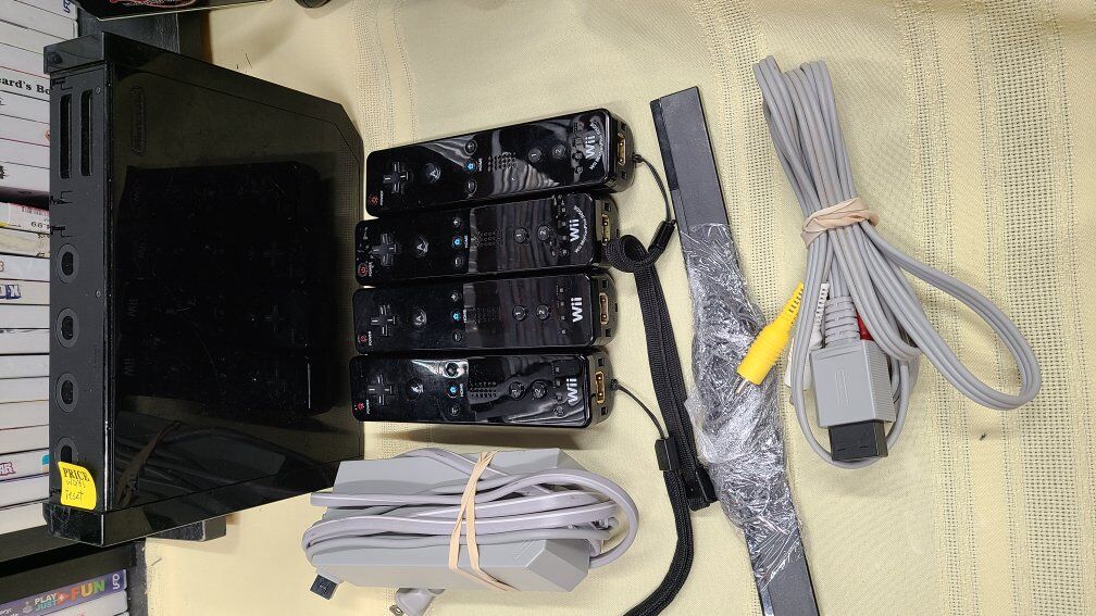 Nintendo Wii games and consoles sold separately