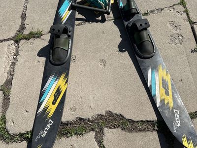 Genuine 90's Water Ski's Tow Behind Boat