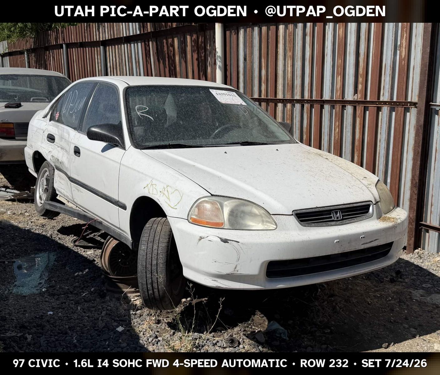 1997 Honda Civic EK Parts - UTPAP Ogden