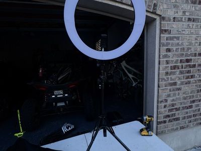 Sunpak Light Ring, Tripod And Carrying Case