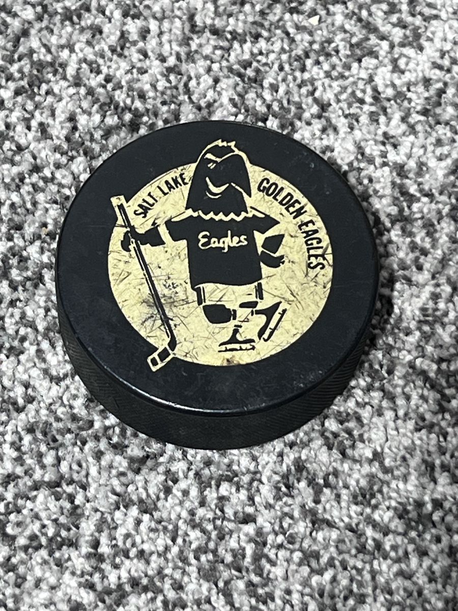 Vintage Golden Eagles Hockey Puck