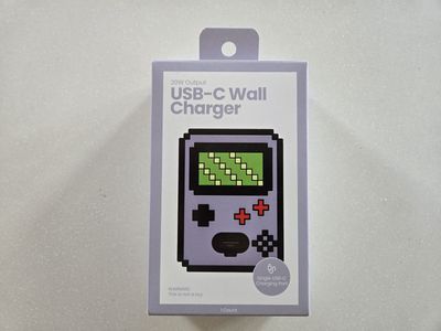 New 20W USB-C Phone Charger (Game Boy Design)