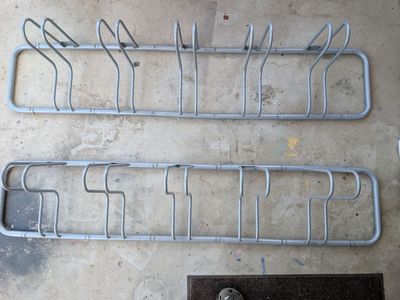Two (2) Retrospec Stash Rack 5-Bike Floor Stands