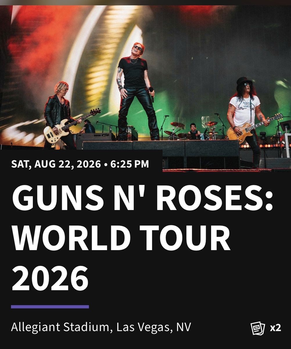 Guns N’ Roses World Tour Las Vegas