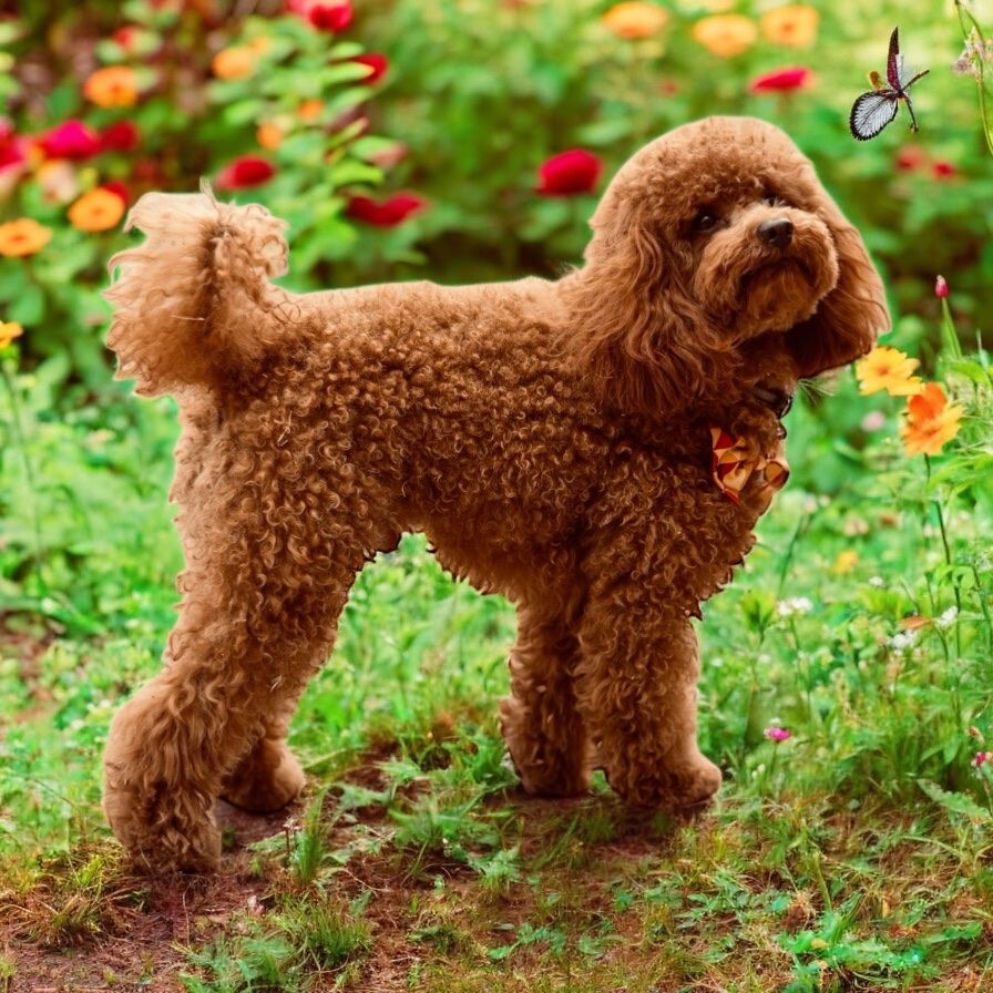 Lil Red Cooper 5lb Toy Poodle Stud only