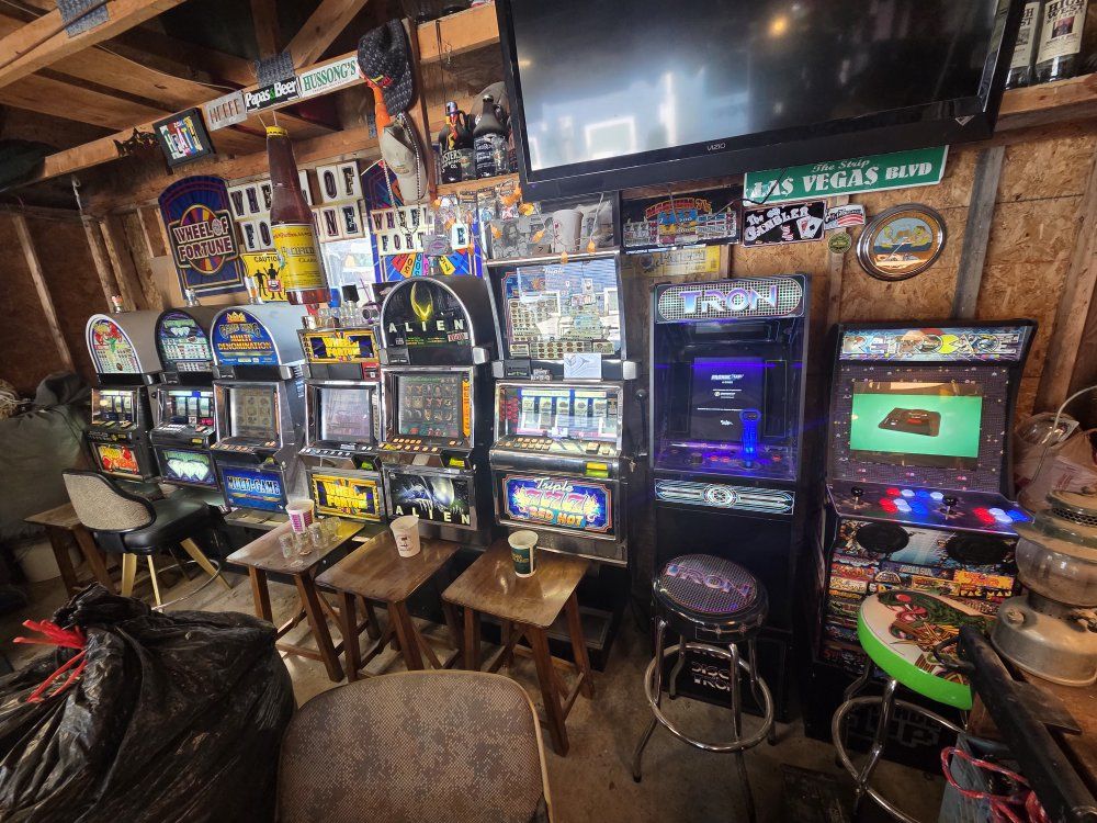 Ultimate man cave slot machines and arcade games all together package deal only