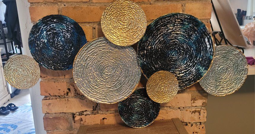 Colorful Metal Wall Art